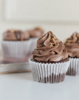 CHOCOLATE CUPCAKES WITH CARAMEL CENTRE