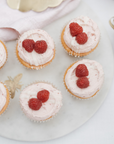 RASPBERRY KISSES CUPCAKES