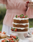 STRAWBERRIES & CREAM NAKED CAKE