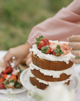 STRAWBERRIES & CREAM NAKED CAKE