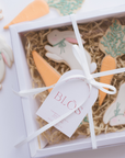 BESPOKE EASTER COOKIE BOX WITH 4 HAND PIPED COOKIES