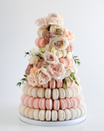 FLORAL MACARON TOWER | 195+ MACARONS