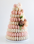 FLORAL MACARON TOWER | 195+ MACARONS