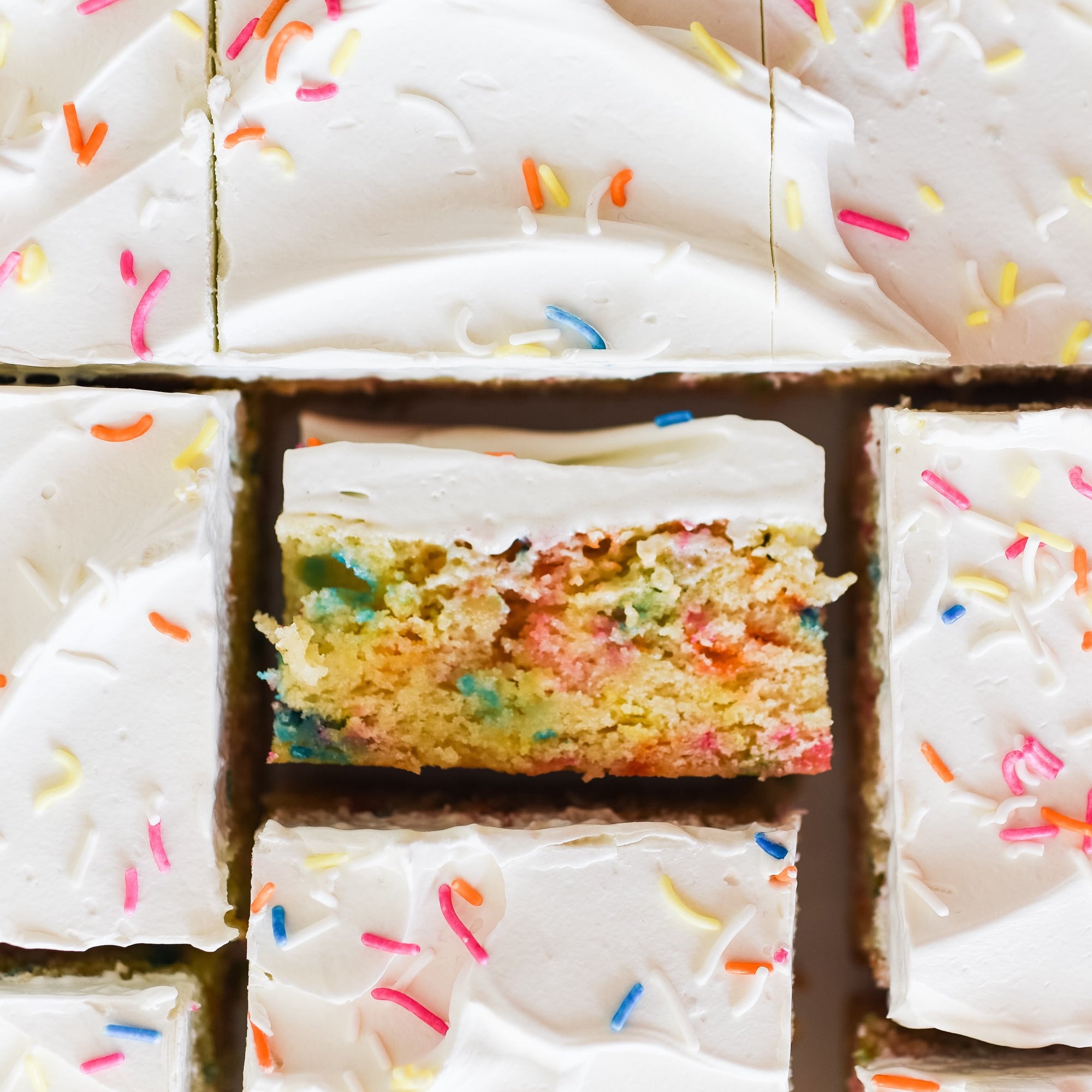 FUNFETTI SHEET CAKE