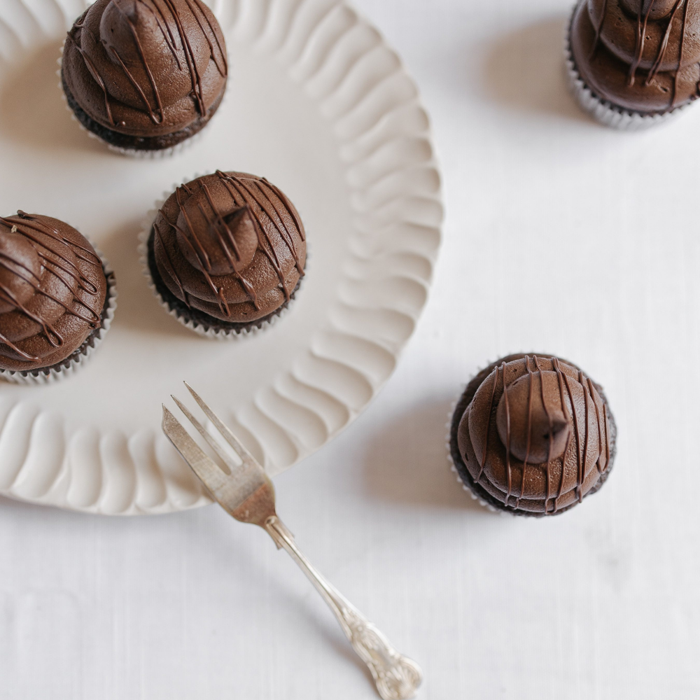 CHOCOLATE GANACHE CUPCAKES