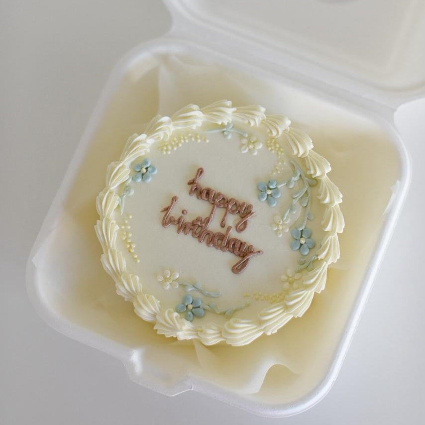 LUNCHBOX CAKES | FLORAL HAPPY BIRTHDAY