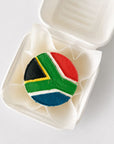 LUNCHBOX CAKES | SOUTH AFRICAN FLAG