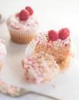 WHITE CHOCOLATE RASPBERRY VANILLA CUPCAKES