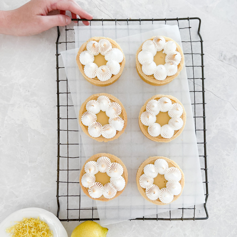 LEMON MERINGUE TARTLETS