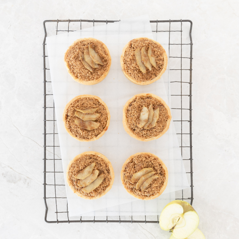 APPLE CRUMBLE TARTLETS